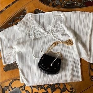 Zara white blouse